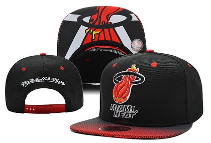 Miami Heat Snapback Hat 0903 (8)